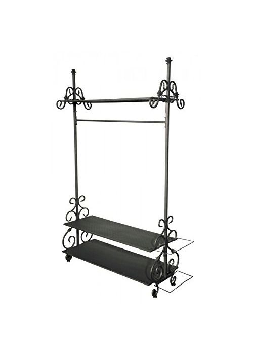 Hallway Shelving Unit Black