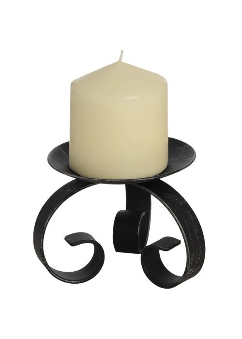 Black Iron Candle Holder 2