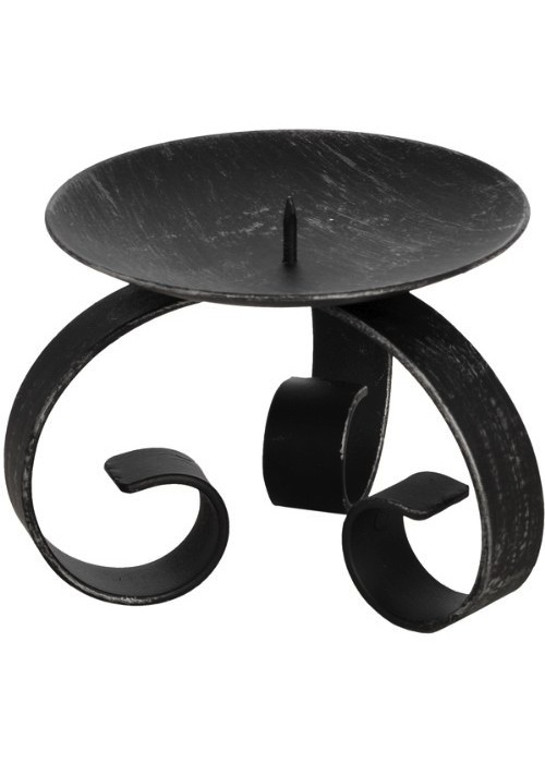 Black Iron Candle Holder