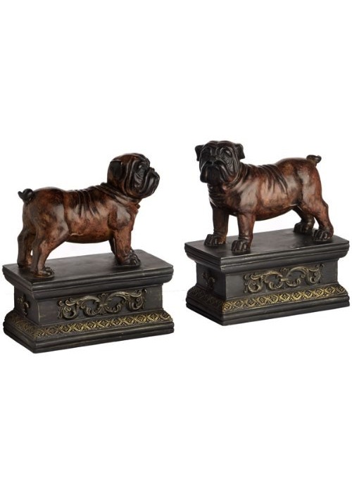Bulldog Bookends