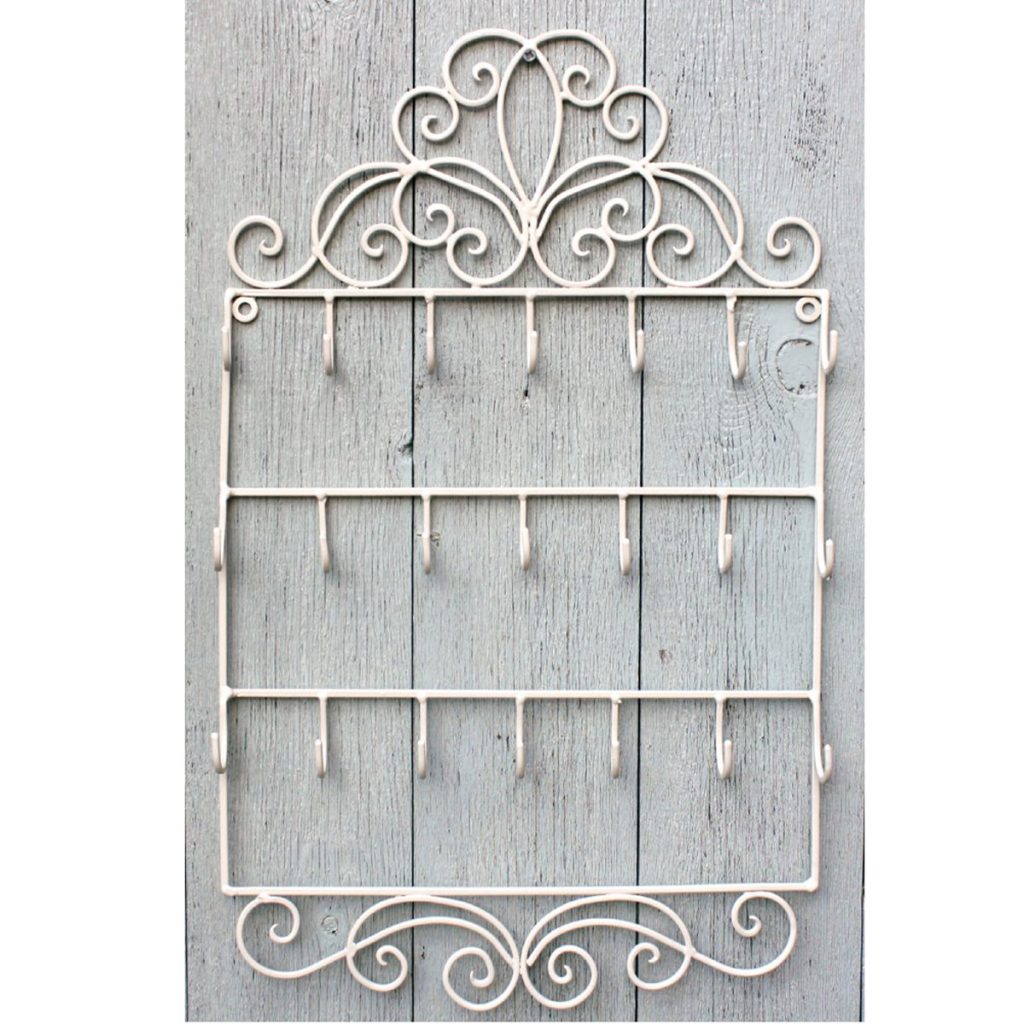 Wall Mounted Key Hooks Cream 2