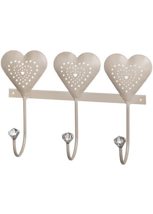 Cream Heart Hooks