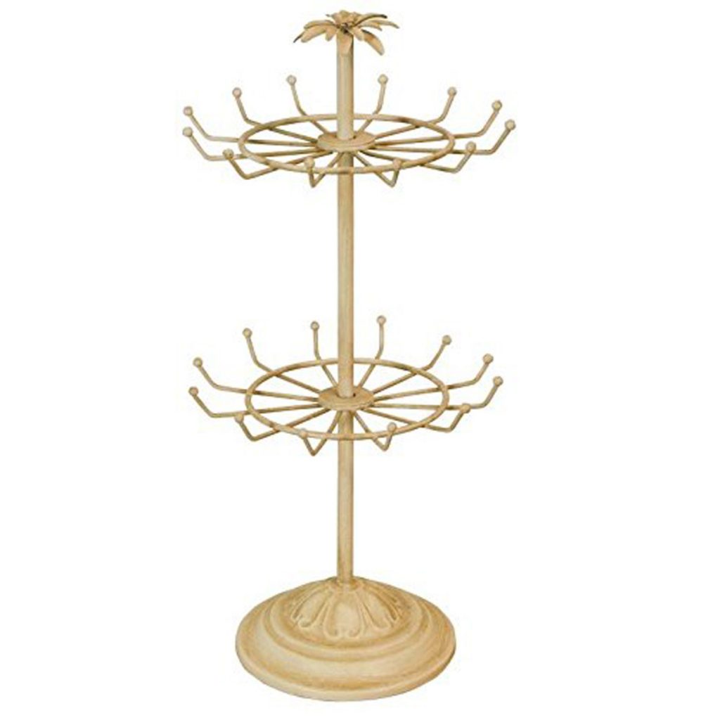 Cream Jewellery Stand Holder