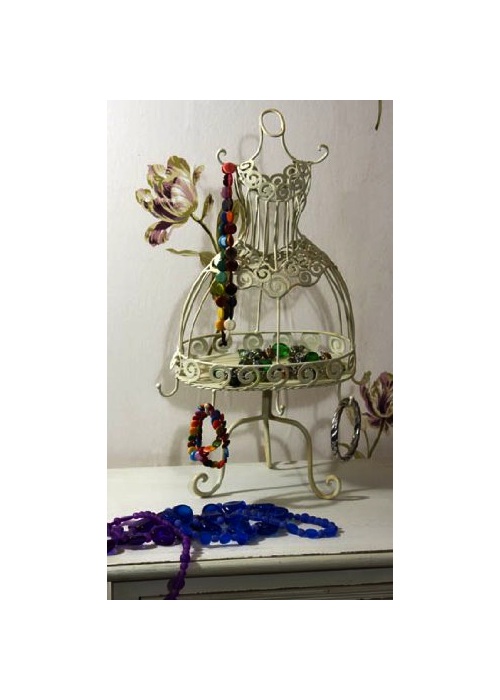 Cream Mannequin Jewellery Stand Interior Flair