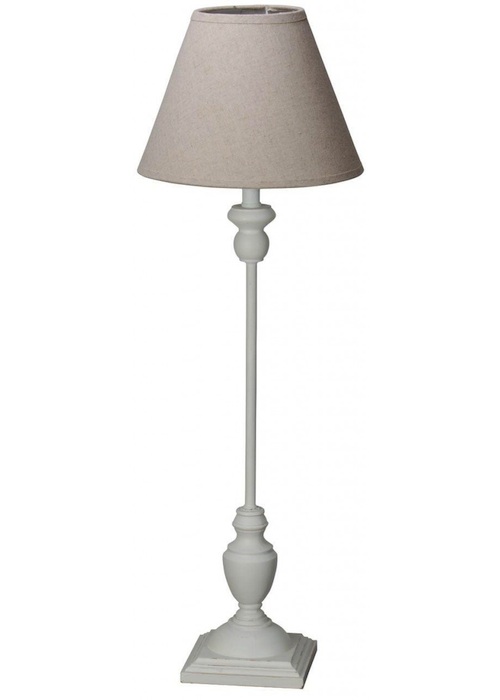 Tall Cream Lampshade and base