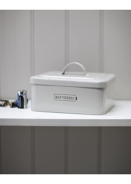 Batteries Storage Box Tin