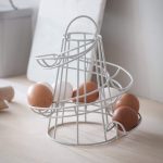 Round egg holder a