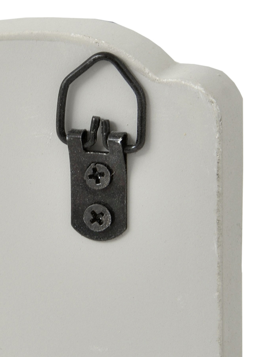 17053-a vintage shabby chic white hooks