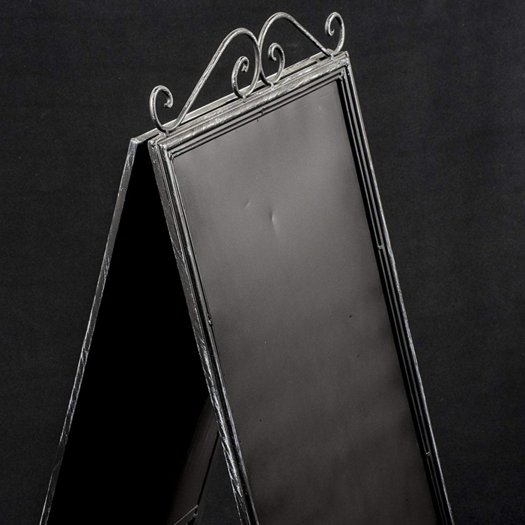 AHL001_5 black free standing display stand