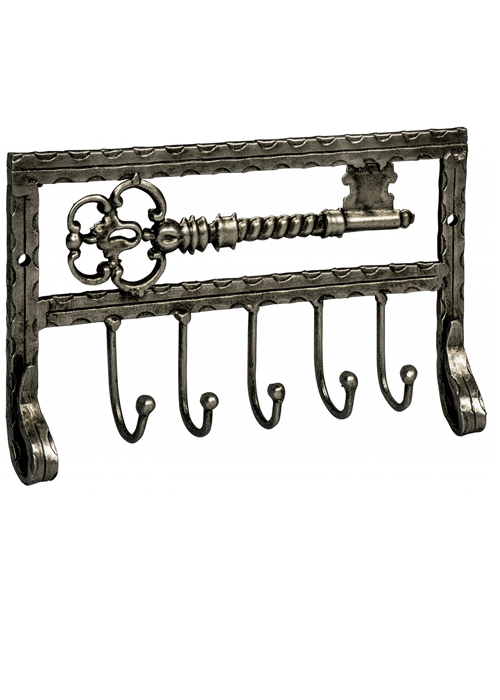 BIM011 antiqued silver key hooks