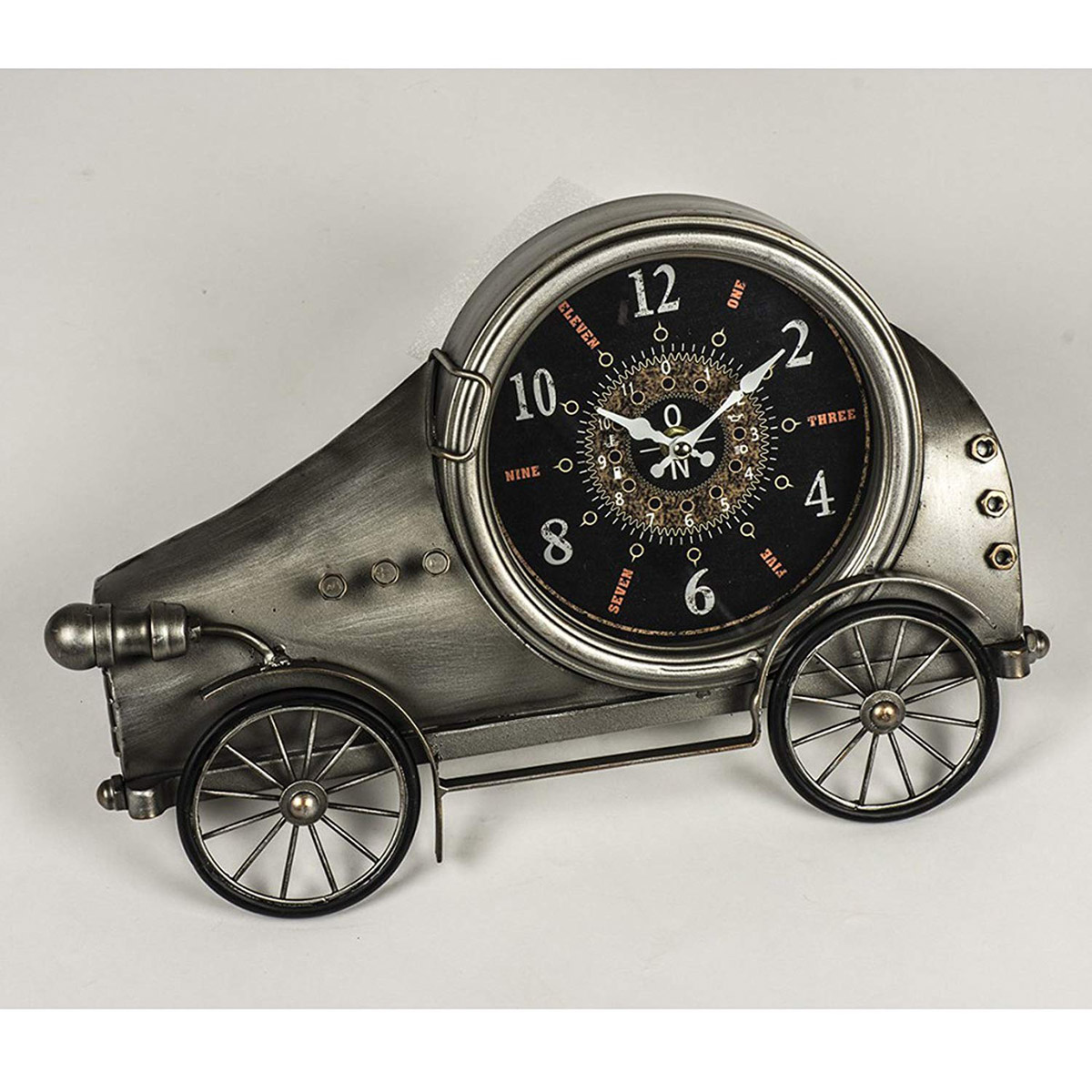 Vintage Retro Style Racing Car Clock Interior Flair