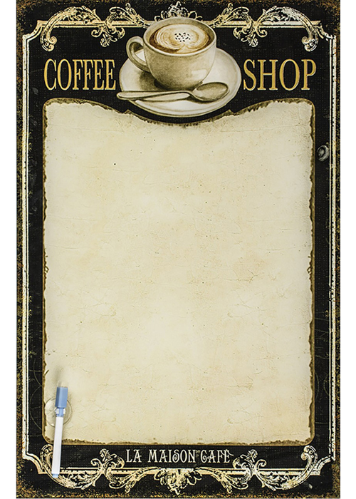 KKS013 coffee shop notice board