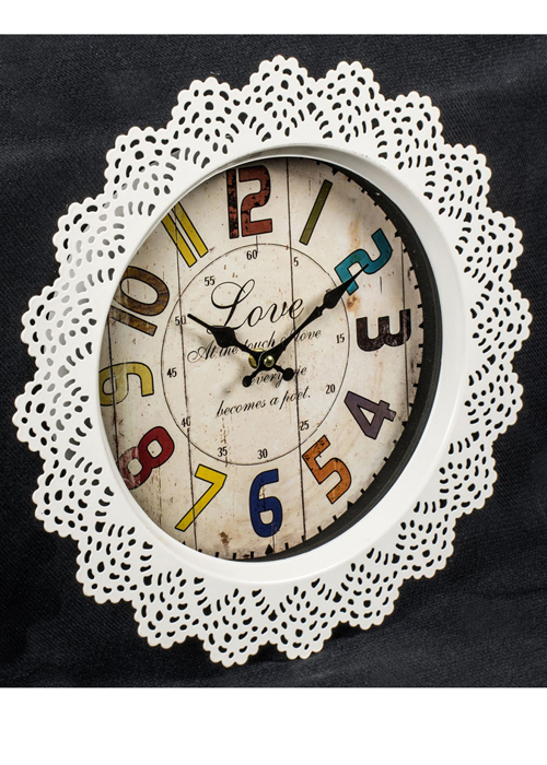 MHG096_2 lace love wall clock