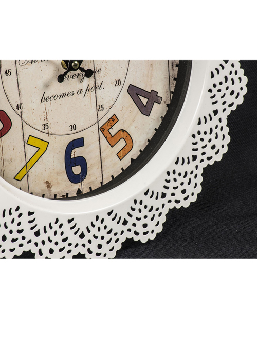 MHG096_3 lace love wall clock