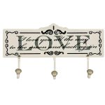 MHG099 love black white sign hooks