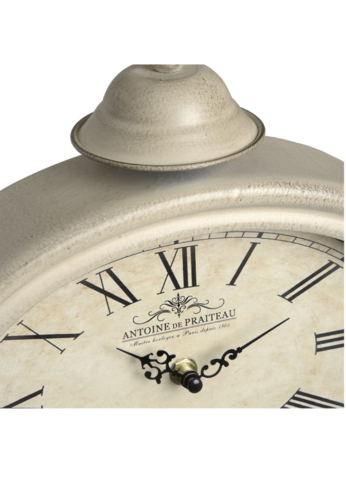 15570a french antique cream oval mantel clock Interior Flair