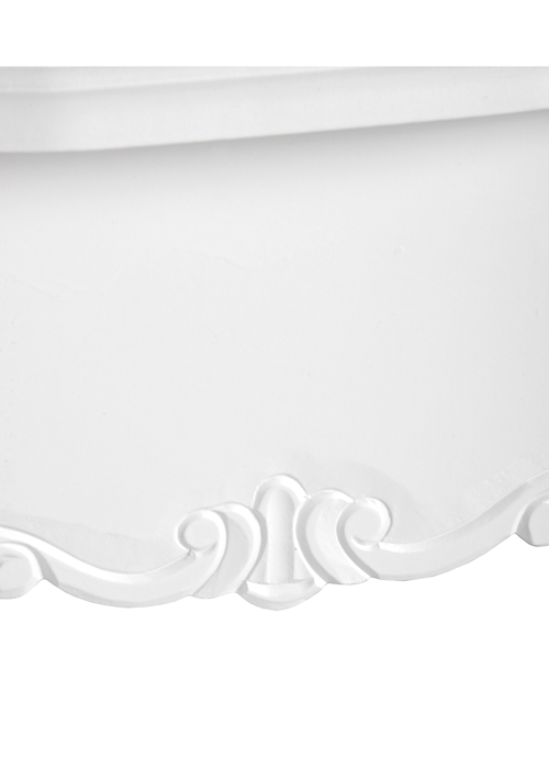 17965-b white pair plant stands tables