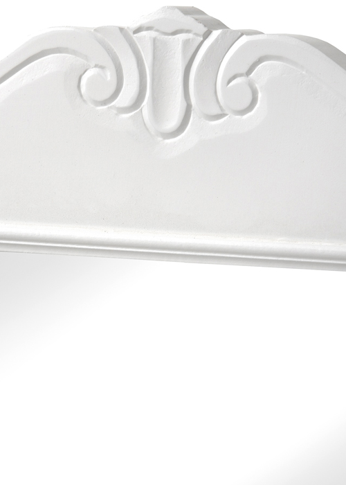 17980-b white dressing table mirror