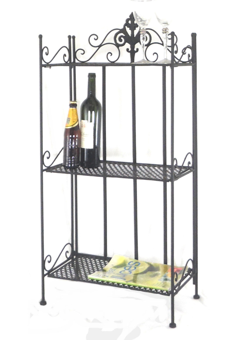Folding SHELVES Shelf Unit in Black b