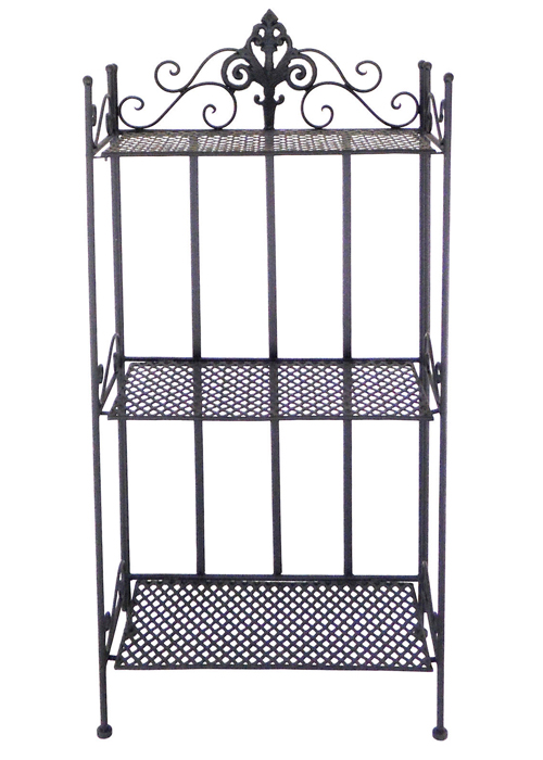 Folding SHELVES Shelf Unit in Black c
