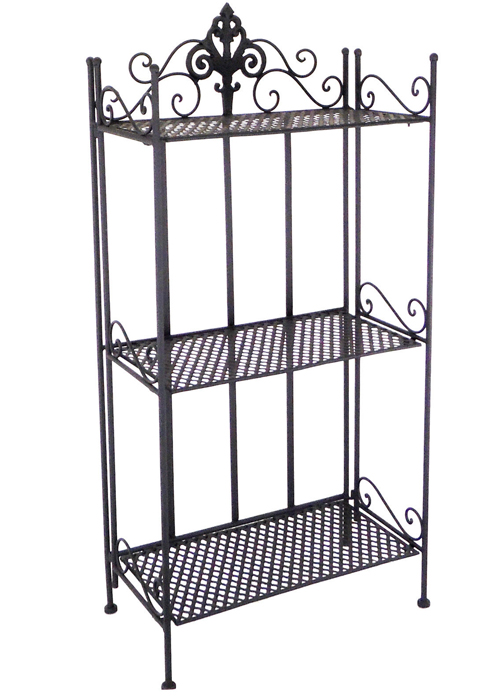 Folding SHELVES Shelf Unit in Black