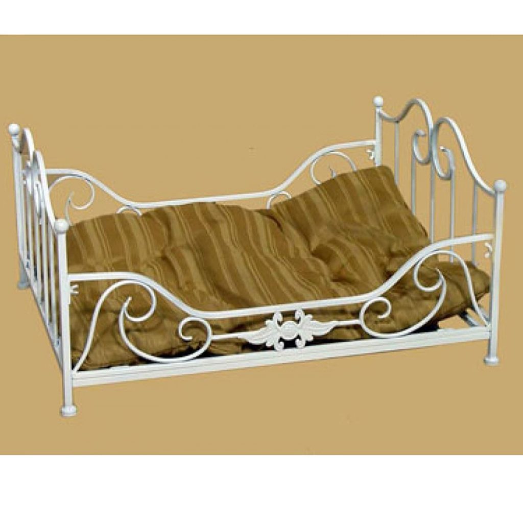 KC004ADA1 white metal dog bed