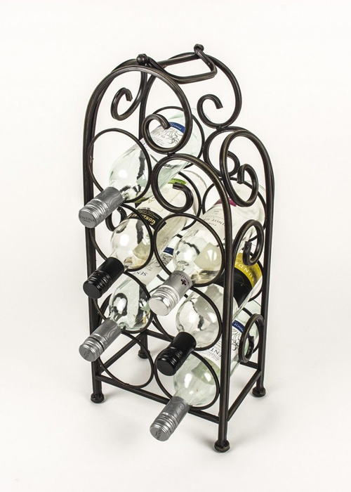 Vintage metal wine rack new arrivals