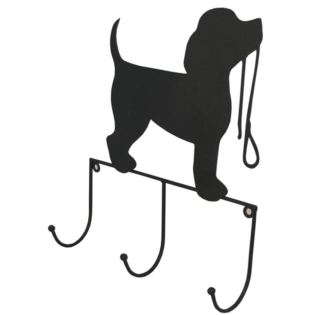 YF1066_1 Dog Lead Hook Rack 3 Hooks