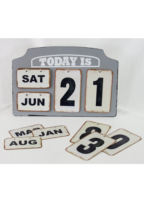 grey perpetual calendar 2