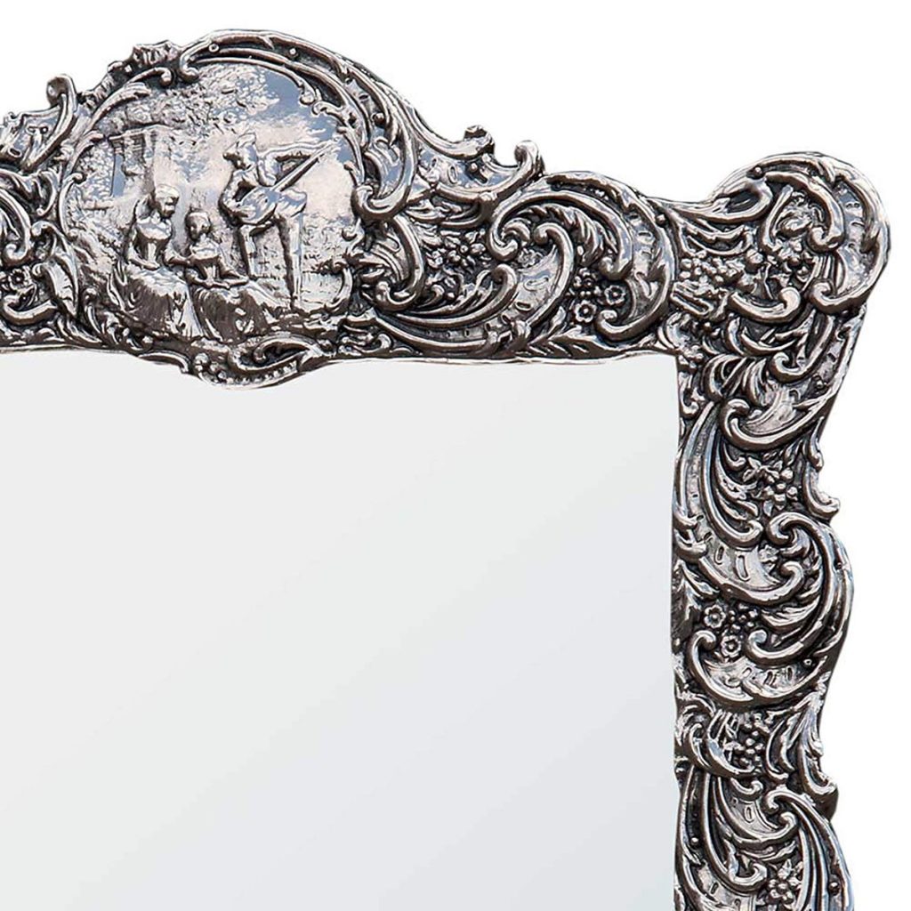 tbm004-sl-32-45-det1 ornate silver grey mirror