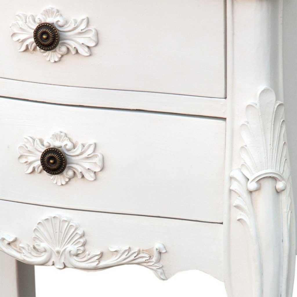 tfc8004-aw-det Antique White Finish BedsideTable