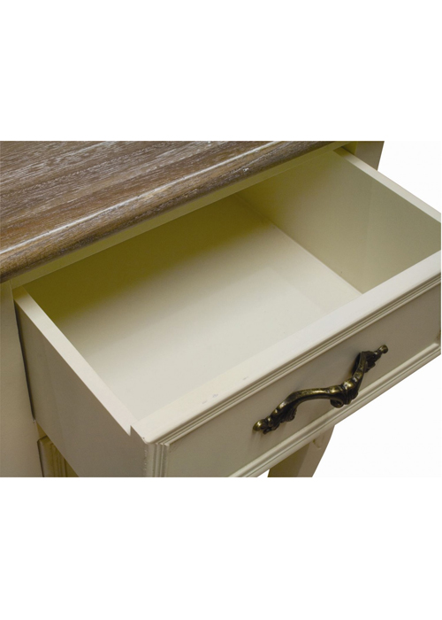 zjw003-detail-3 Cream Limed Finish Bedside Table