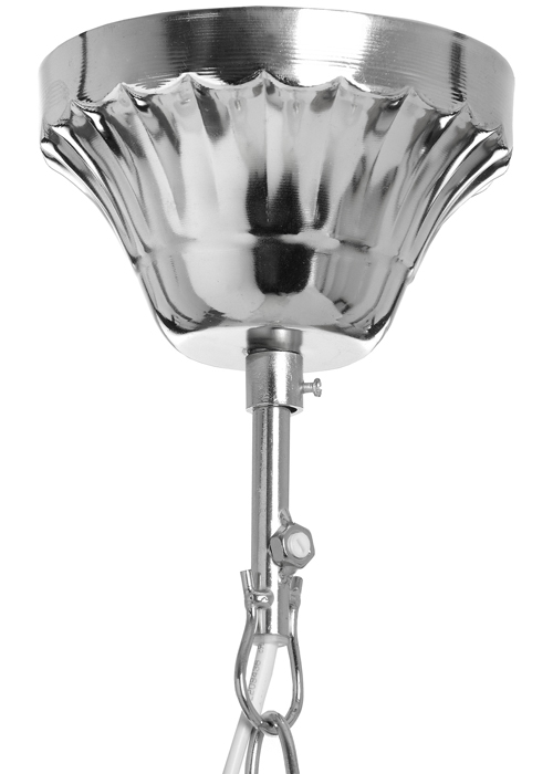 18045-d Chic Silver Ball Clear Glass Crystals Chrome Chandelier Ceiling Light …