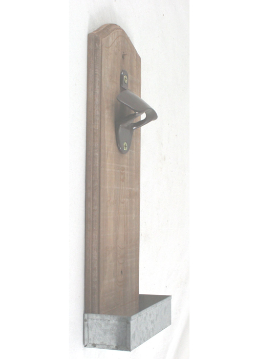 PC294 - 2 Vintage French Style Cuisine Wood Wall Mounting Drink Beer Bottle Opener