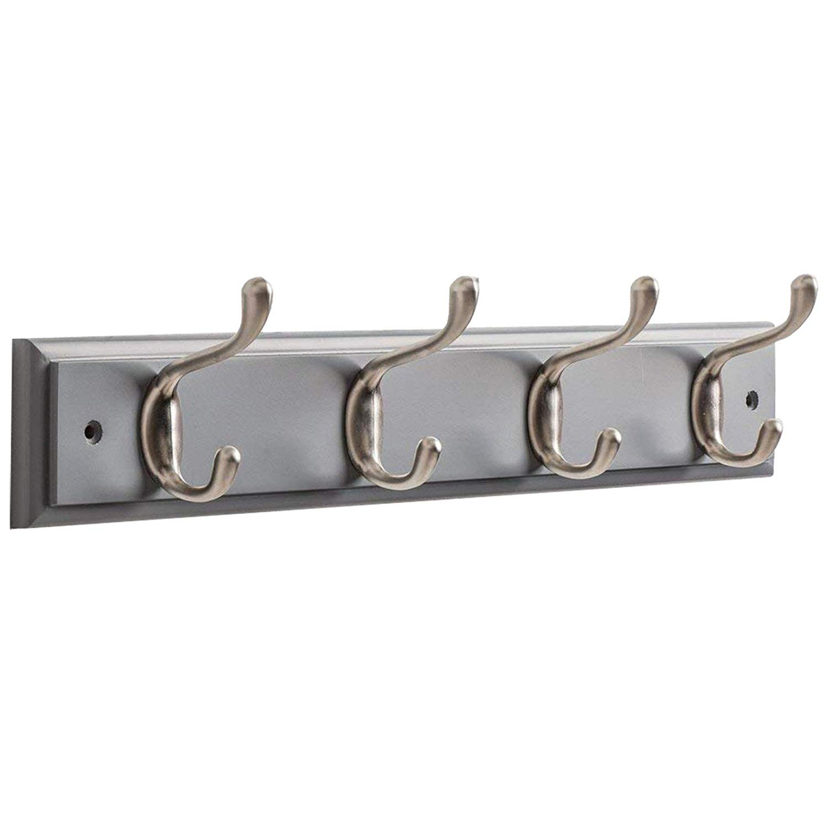 Dove Grey Wooden Coat Hook Rack