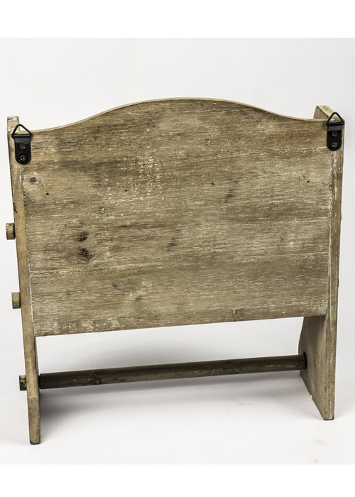 RXC011_5__French Style Epicerie Wall Mounting Wooden Shelf Kitchen Paper Roll Foil Rack