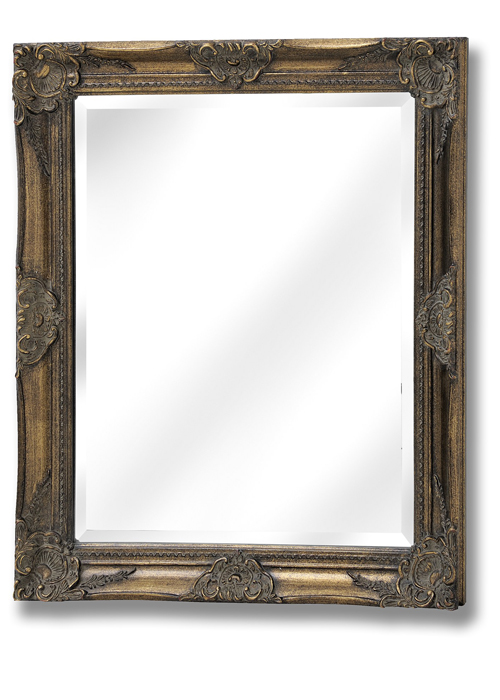 French Vintage Style Antique Gold Mirror