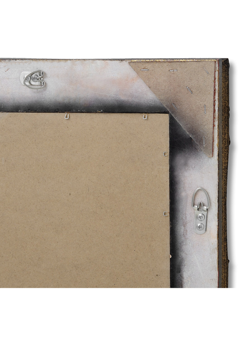 15315-c French Vintage Style Antique Gold Effect Rectangle Ornate Wall Hanging Mirror