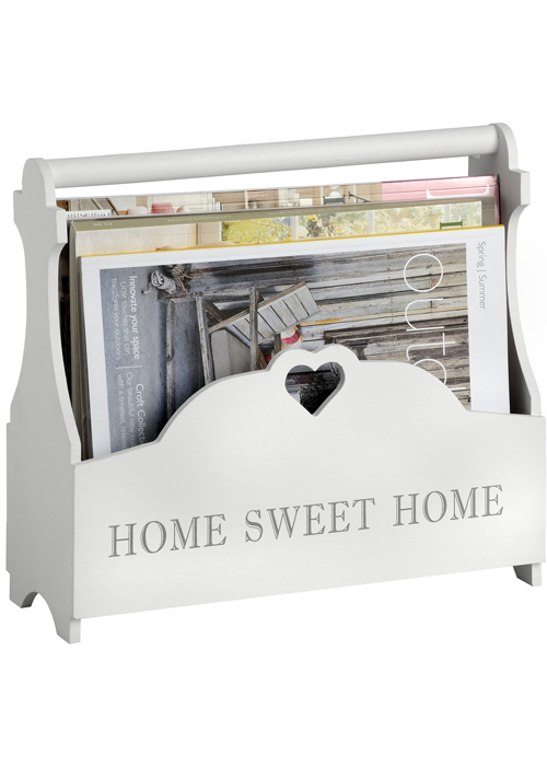 15795 White HOME SWEET HOME Holder Trug