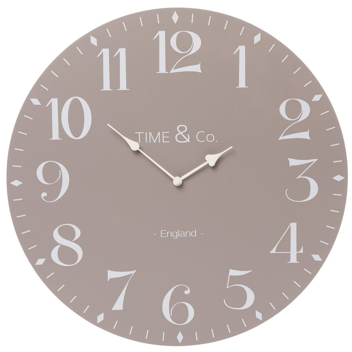 Extra Large Vintage Style Grey Wall Clock Interior Flair
