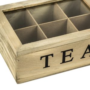 SBF009 a Wooden Storage TEA Box Container