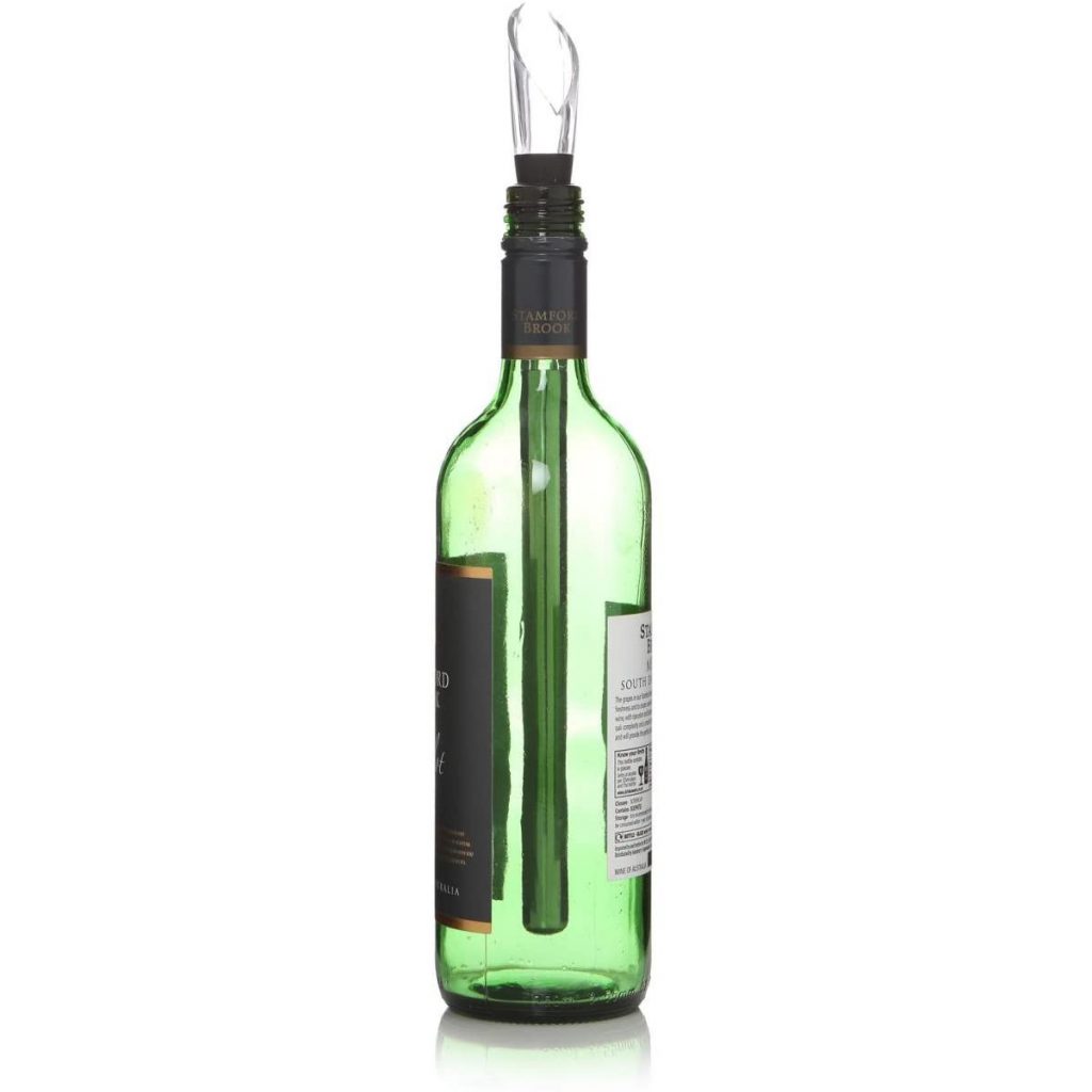78795-5_Wine Bottle Stainless Steel Chill Rod Pourer