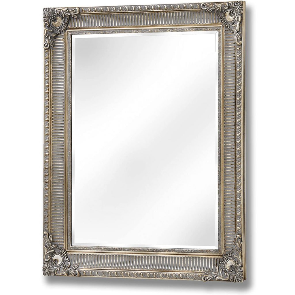15328 Large Antique Gold Wall Mirror