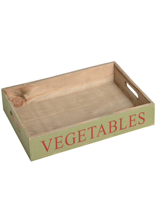15789 Country Style Green Vegetables Tray - Interior Flair
