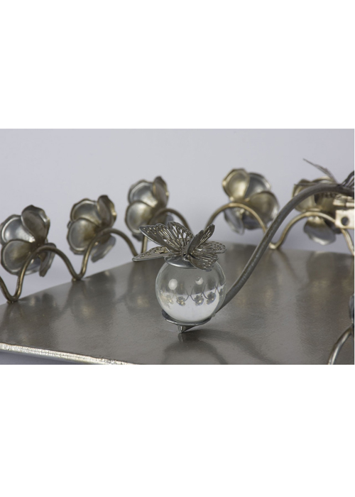 QWY003_4_Butterfly Grey Metal Napkin Holder