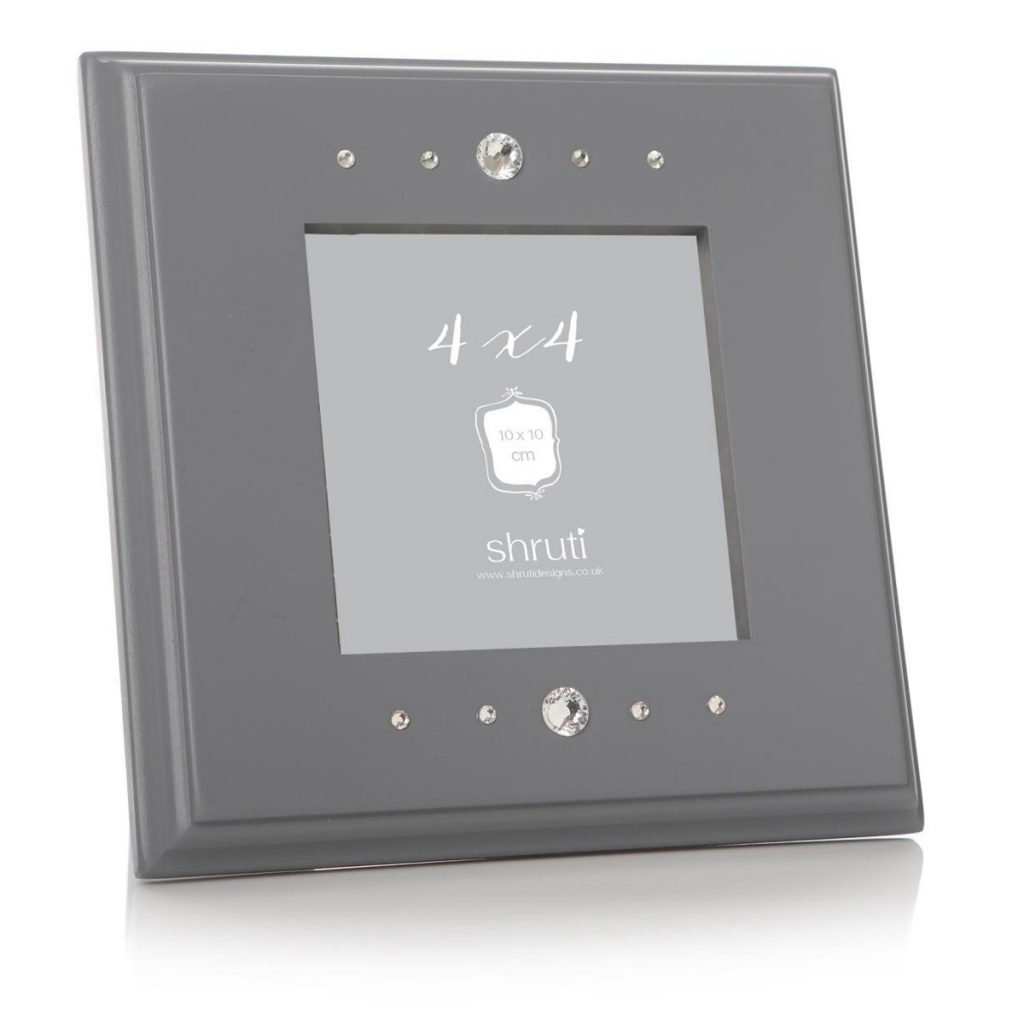 Slate Grey Gem Square Photo Frame Interior Flair