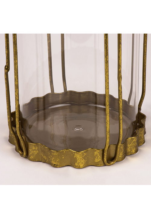 QEL037_2_Jam Jar Gold Candle Lantern