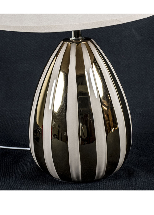 WUD007_2_Gold Metallic Stripes Table Lamp