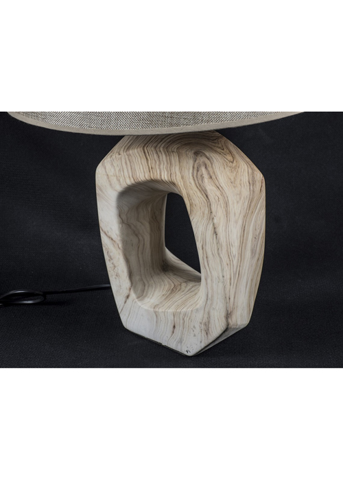 WUD014_2_Rustic Wood Effect Table Lamp