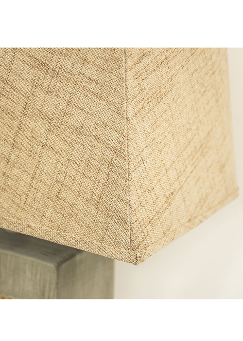 WUD020_3_Contemporary Grey Beige Table Lamp